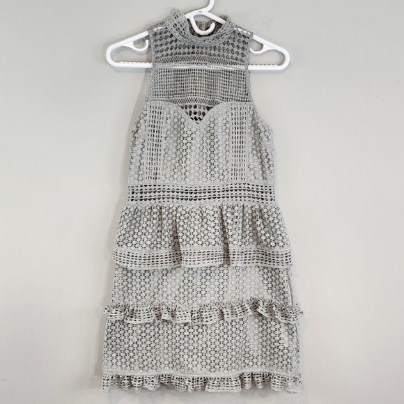 ASOS Missguided Lace Tiered Dress Sz. 8 NWOT - Picture 2 of 11